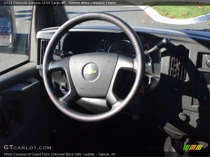 Summit White / Medium Pewter 2014 Chevrolet Express 1500 Cargo WT