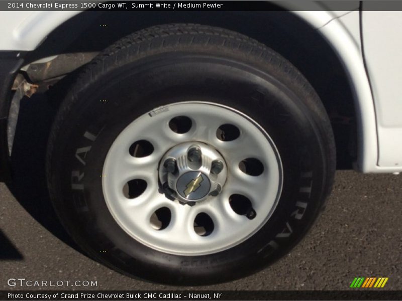 Summit White / Medium Pewter 2014 Chevrolet Express 1500 Cargo WT