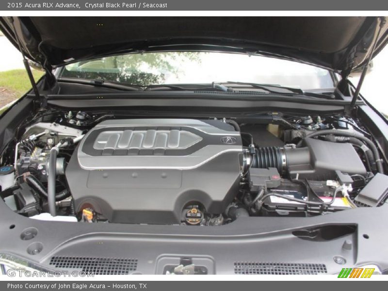 Crystal Black Pearl / Seacoast 2015 Acura RLX Advance