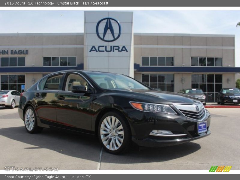 Crystal Black Pearl / Seacoast 2015 Acura RLX Technology