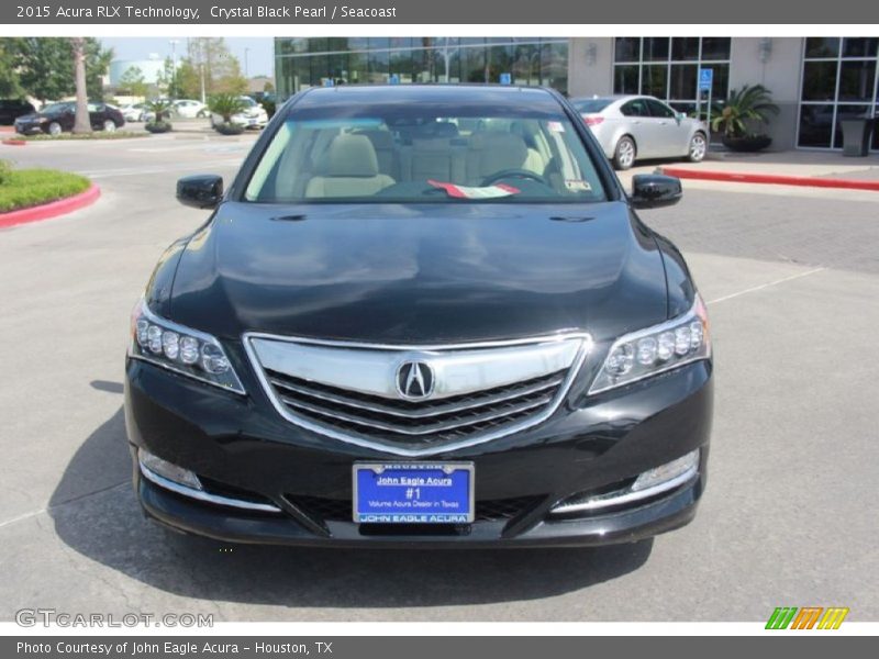 Crystal Black Pearl / Seacoast 2015 Acura RLX Technology