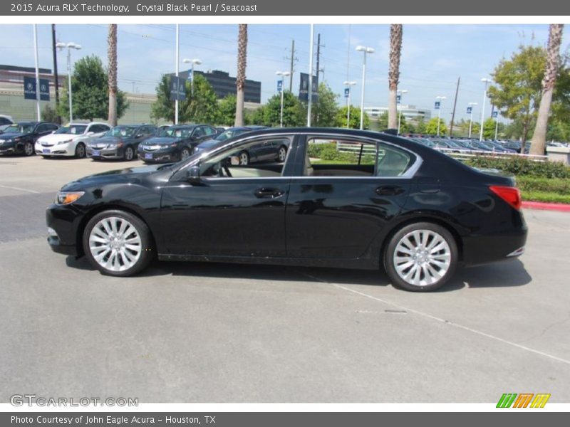 Crystal Black Pearl / Seacoast 2015 Acura RLX Technology