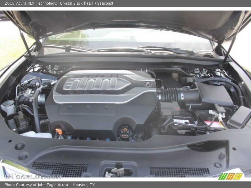 Crystal Black Pearl / Seacoast 2015 Acura RLX Technology