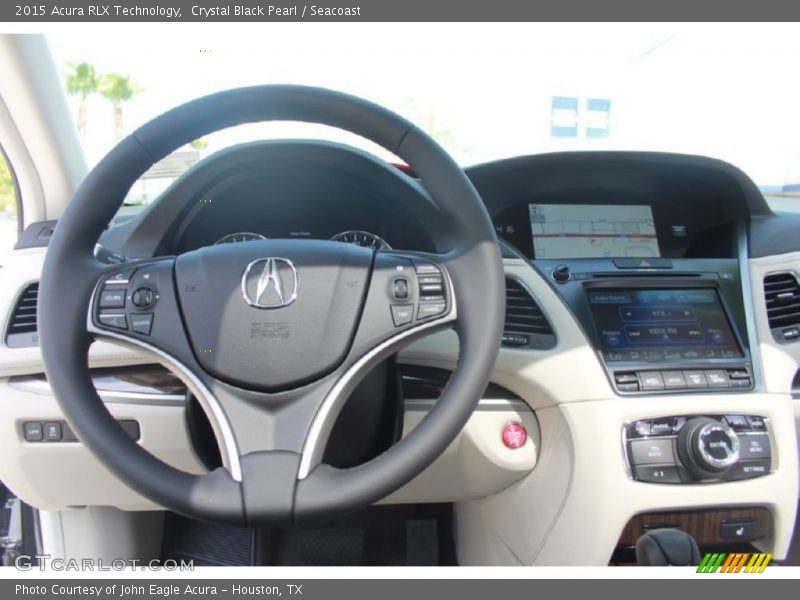 Crystal Black Pearl / Seacoast 2015 Acura RLX Technology