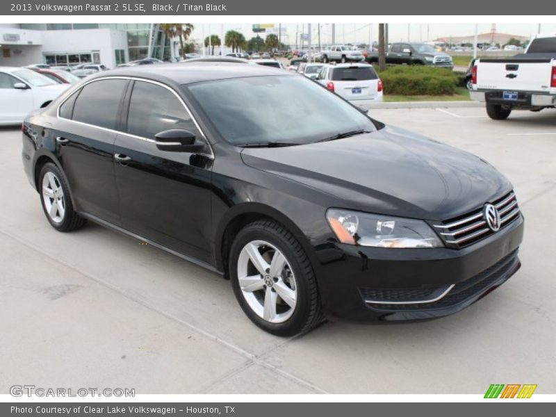 Black / Titan Black 2013 Volkswagen Passat 2.5L SE