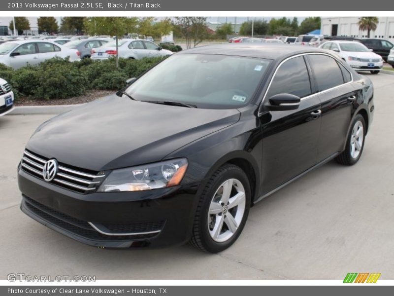 Black / Titan Black 2013 Volkswagen Passat 2.5L SE