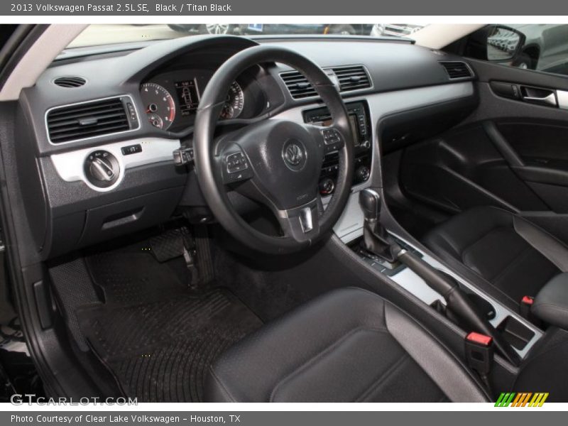 Black / Titan Black 2013 Volkswagen Passat 2.5L SE