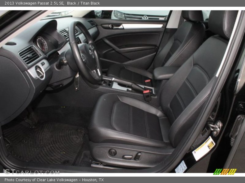 Black / Titan Black 2013 Volkswagen Passat 2.5L SE