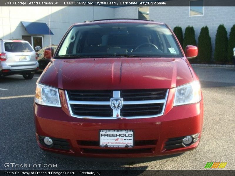 Deep Cherry Red Crystal Pearl / Dark Slate Gray/Light Shale 2010 Dodge Grand Caravan SXT