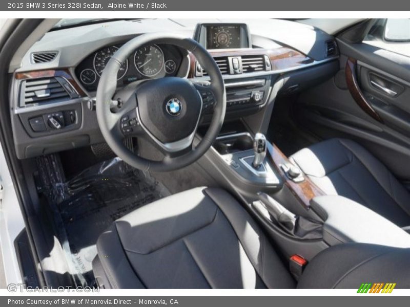 Alpine White / Black 2015 BMW 3 Series 328i Sedan
