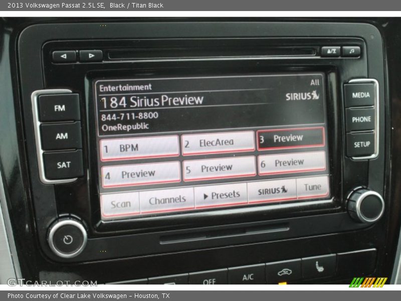 Black / Titan Black 2013 Volkswagen Passat 2.5L SE