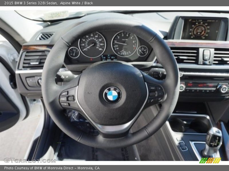 Alpine White / Black 2015 BMW 3 Series 328i Sedan