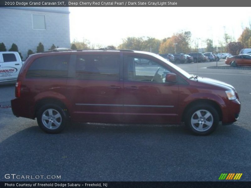 Deep Cherry Red Crystal Pearl / Dark Slate Gray/Light Shale 2010 Dodge Grand Caravan SXT
