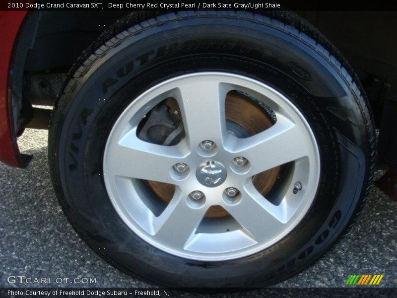 Deep Cherry Red Crystal Pearl / Dark Slate Gray/Light Shale 2010 Dodge Grand Caravan SXT