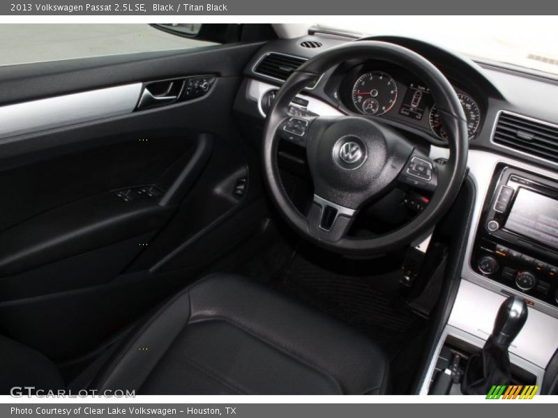 Black / Titan Black 2013 Volkswagen Passat 2.5L SE