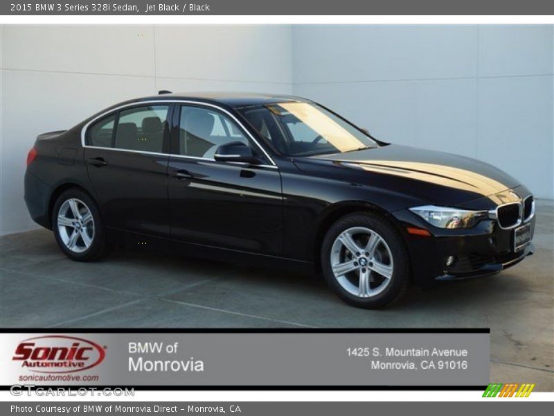 Jet Black / Black 2015 BMW 3 Series 328i Sedan