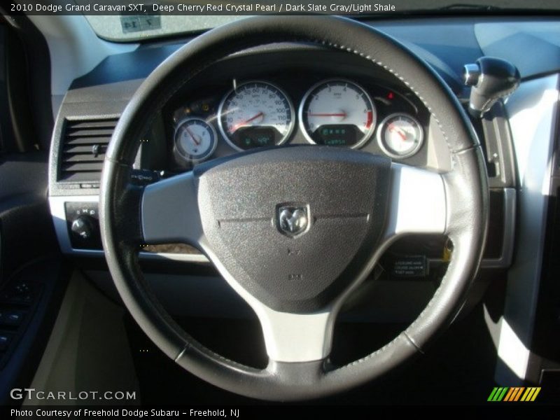 Deep Cherry Red Crystal Pearl / Dark Slate Gray/Light Shale 2010 Dodge Grand Caravan SXT