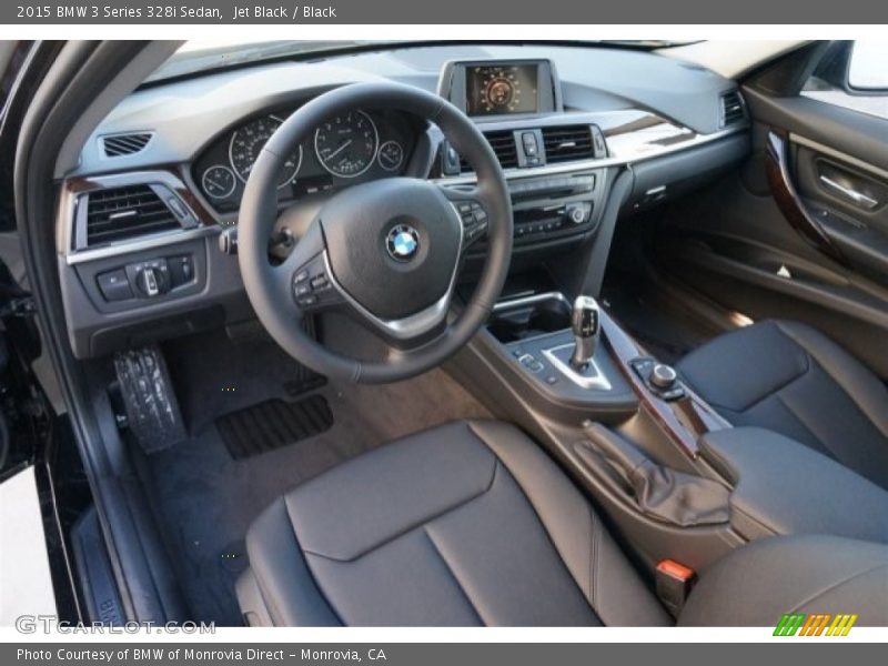 Jet Black / Black 2015 BMW 3 Series 328i Sedan