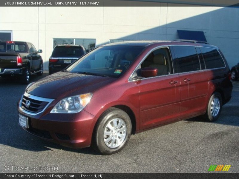 Dark Cherry Pearl / Ivory 2008 Honda Odyssey EX-L