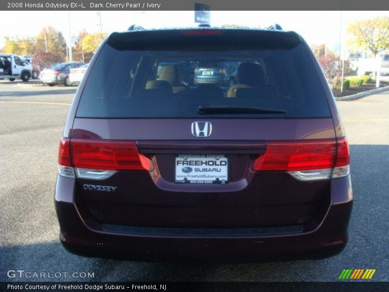 Dark Cherry Pearl / Ivory 2008 Honda Odyssey EX-L