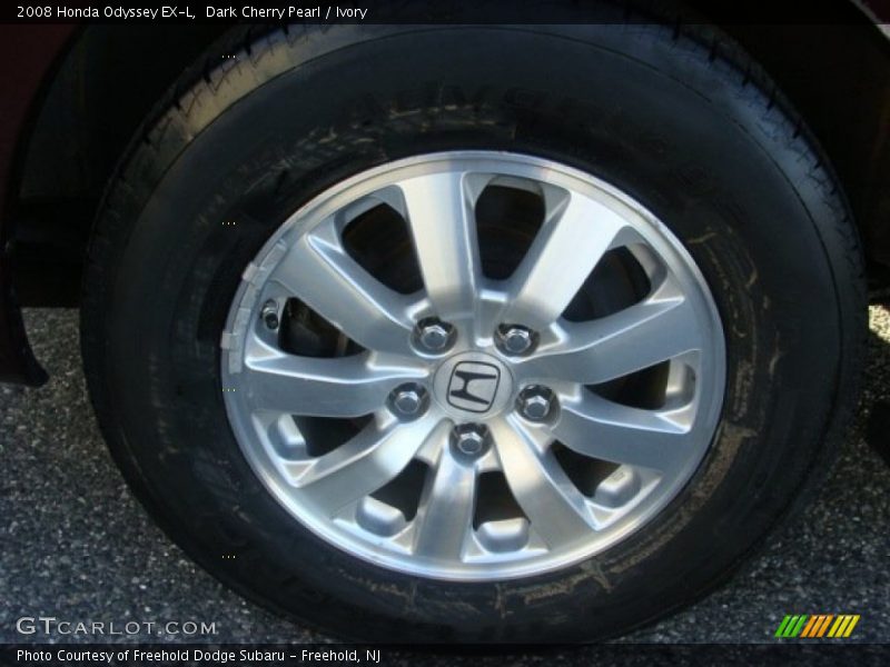 Dark Cherry Pearl / Ivory 2008 Honda Odyssey EX-L