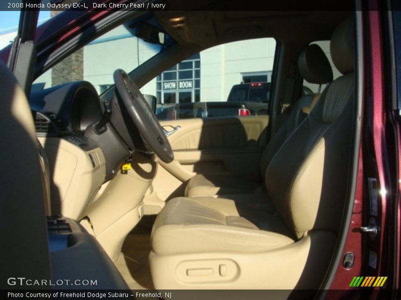 Dark Cherry Pearl / Ivory 2008 Honda Odyssey EX-L