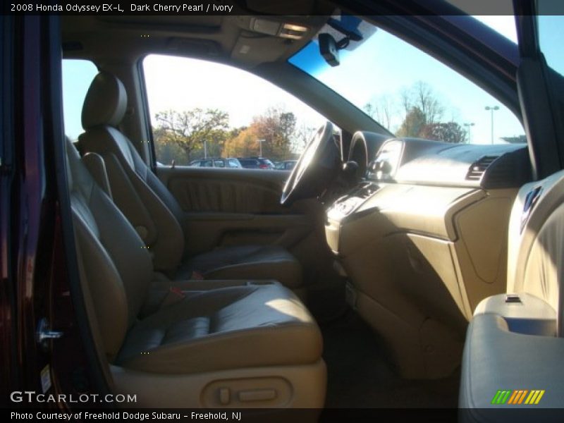 Dark Cherry Pearl / Ivory 2008 Honda Odyssey EX-L