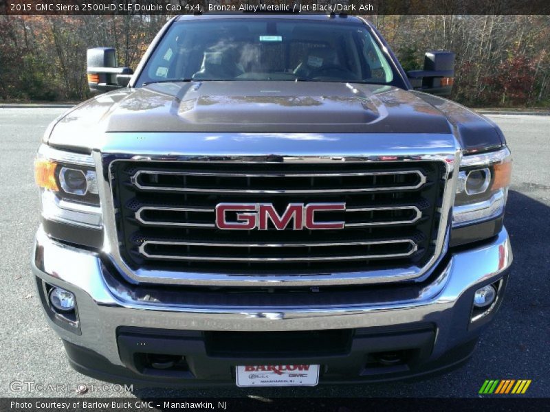 Bronze Alloy Metallic / Jet Black/Dark Ash 2015 GMC Sierra 2500HD SLE Double Cab 4x4