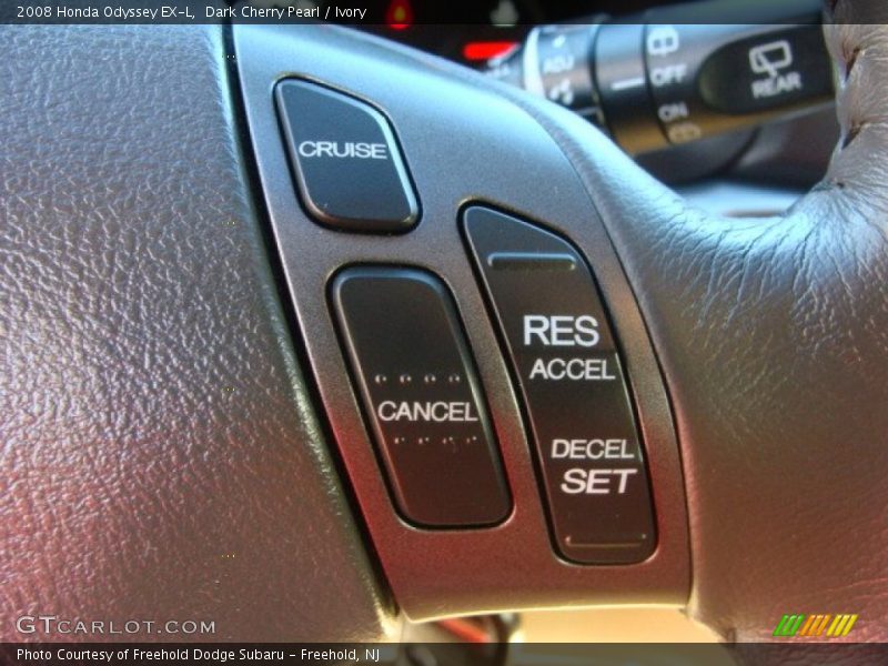 Dark Cherry Pearl / Ivory 2008 Honda Odyssey EX-L