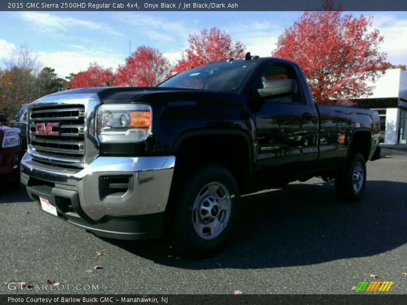 Onyx Black / Jet Black/Dark Ash 2015 GMC Sierra 2500HD Regular Cab 4x4
