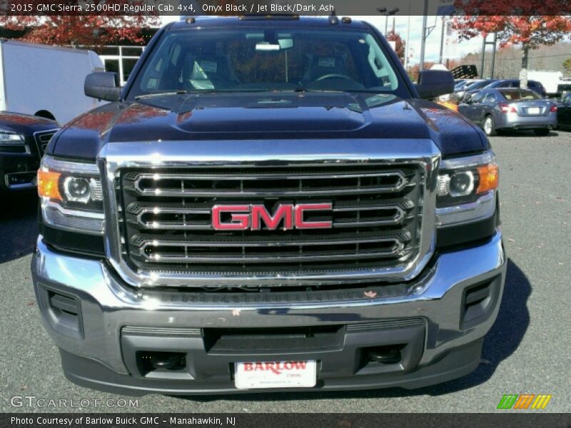 Onyx Black / Jet Black/Dark Ash 2015 GMC Sierra 2500HD Regular Cab 4x4