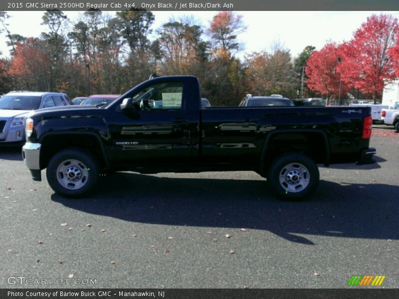 Onyx Black / Jet Black/Dark Ash 2015 GMC Sierra 2500HD Regular Cab 4x4