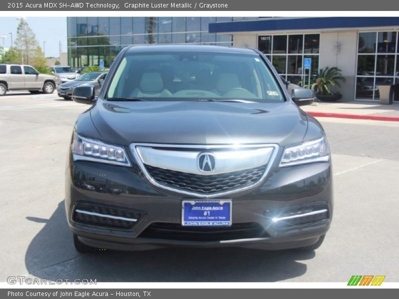 Graphite Luster Metallic / Graystone 2015 Acura MDX SH-AWD Technology