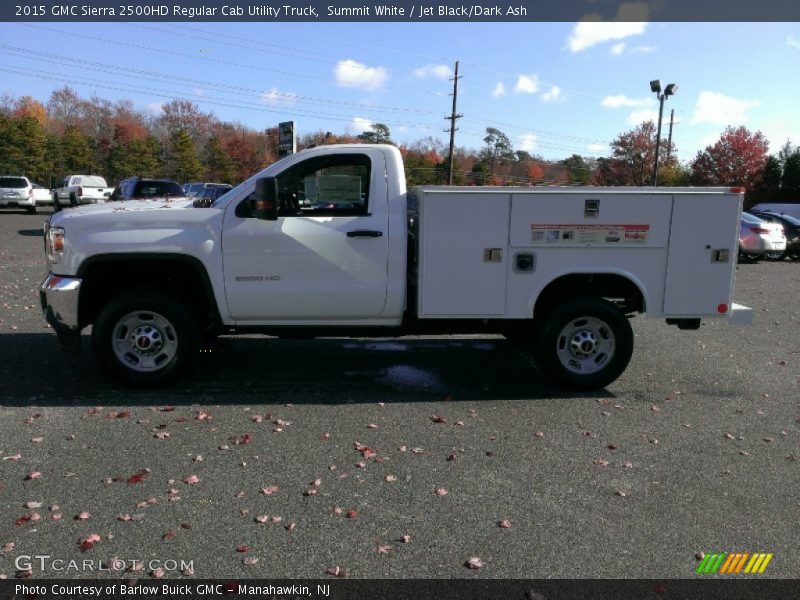 Summit White / Jet Black/Dark Ash 2015 GMC Sierra 2500HD Regular Cab Utility Truck