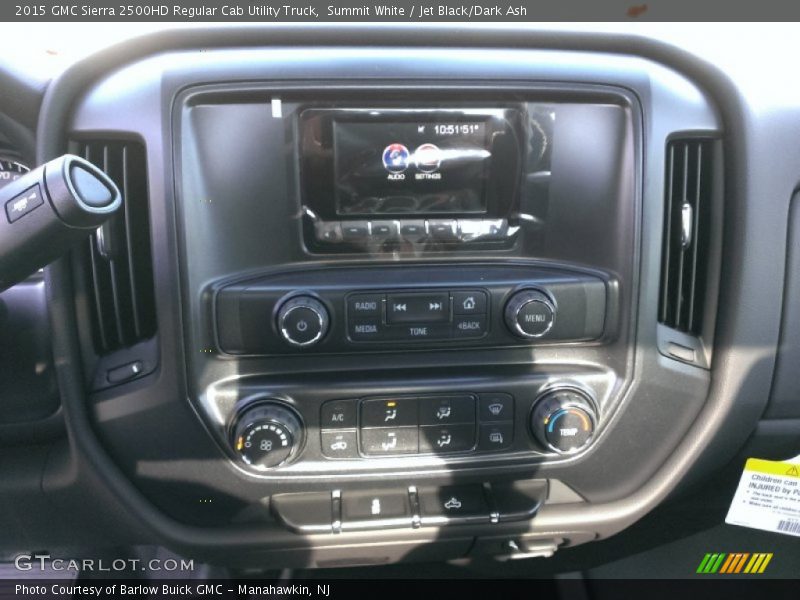 Summit White / Jet Black/Dark Ash 2015 GMC Sierra 2500HD Regular Cab Utility Truck