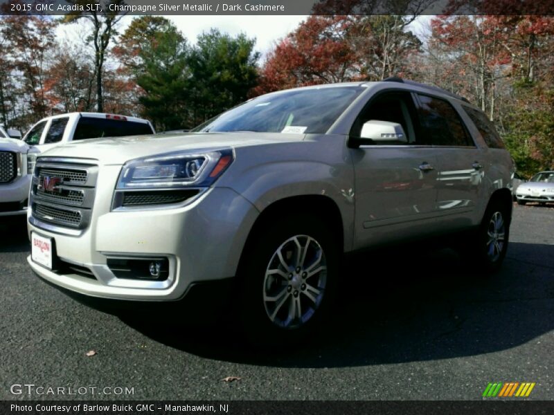 Champagne Silver Metallic / Dark Cashmere 2015 GMC Acadia SLT