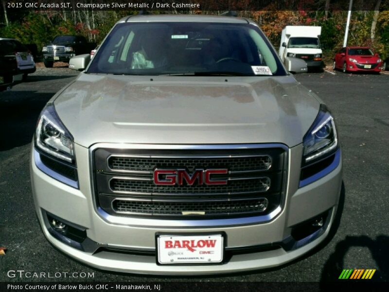Champagne Silver Metallic / Dark Cashmere 2015 GMC Acadia SLT