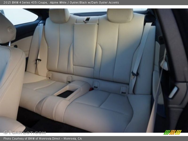 Alpine White / Oyster/Black w/Dark Oyster Accents 2015 BMW 4 Series 435i Coupe