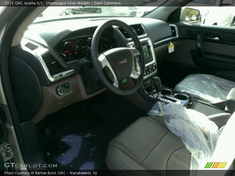 Champagne Silver Metallic / Dark Cashmere 2015 GMC Acadia SLT