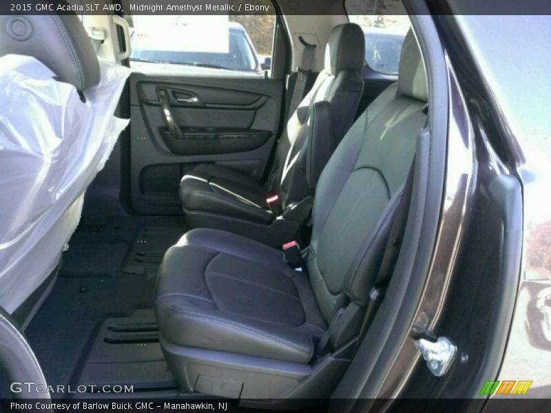 Midnight Amethyst Metallic / Ebony 2015 GMC Acadia SLT AWD