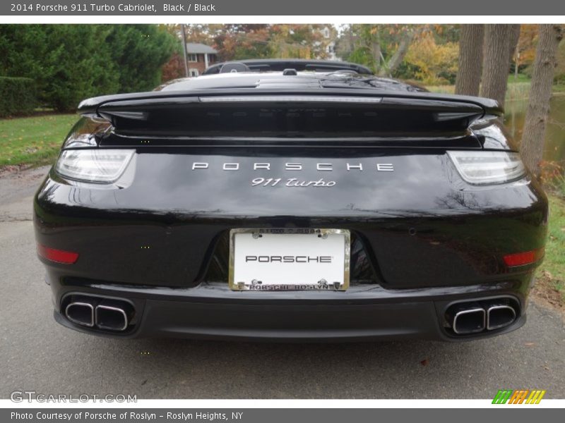 Black / Black 2014 Porsche 911 Turbo Cabriolet