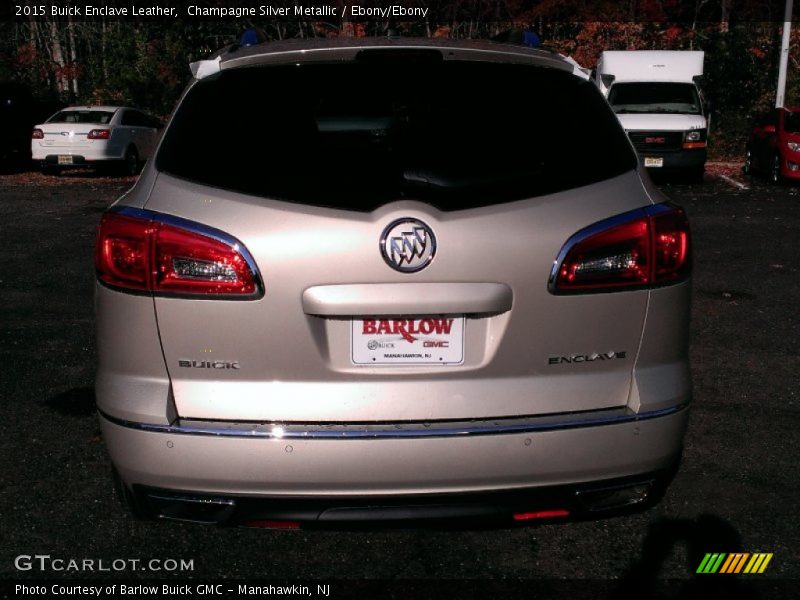 Champagne Silver Metallic / Ebony/Ebony 2015 Buick Enclave Leather