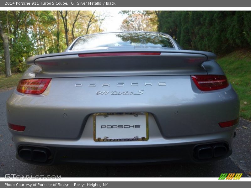 GT Silver Metallic / Black 2014 Porsche 911 Turbo S Coupe