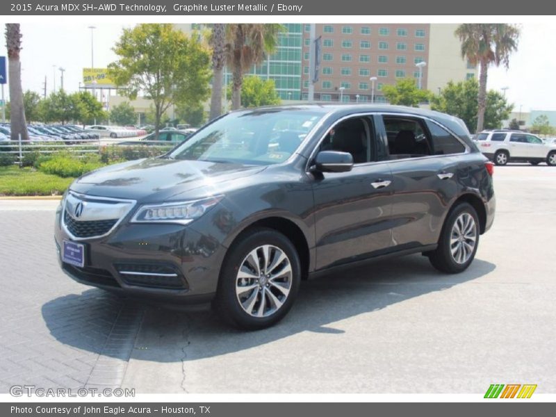 Graphite Luster Metallic / Ebony 2015 Acura MDX SH-AWD Technology