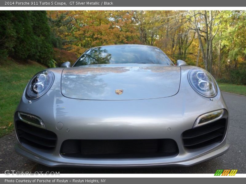 GT Silver Metallic / Black 2014 Porsche 911 Turbo S Coupe