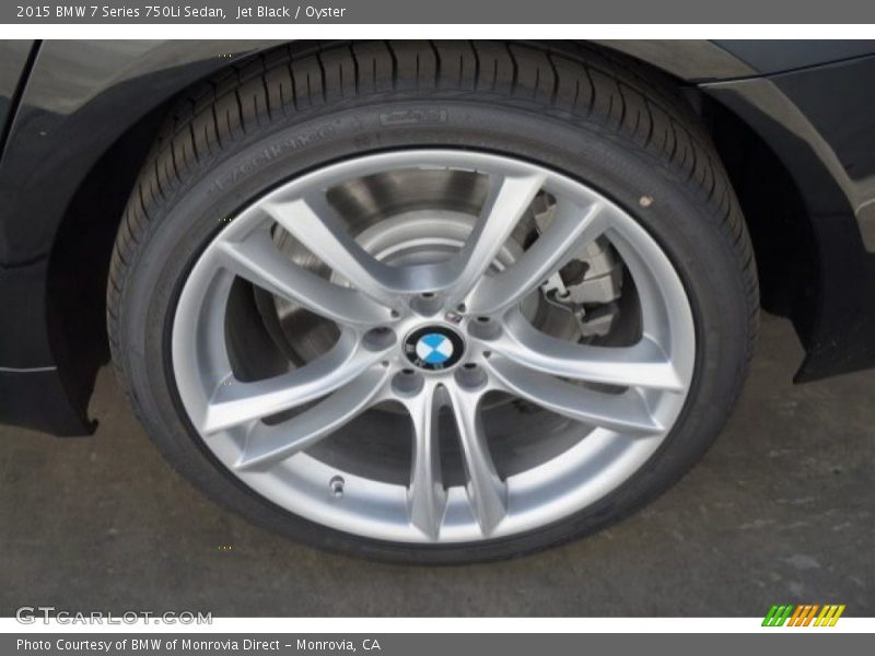 Jet Black / Oyster 2015 BMW 7 Series 750Li Sedan