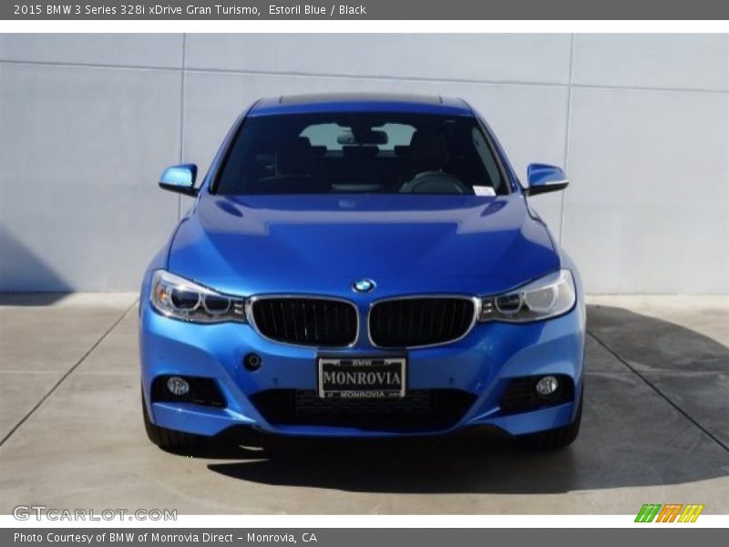 Estoril Blue / Black 2015 BMW 3 Series 328i xDrive Gran Turismo