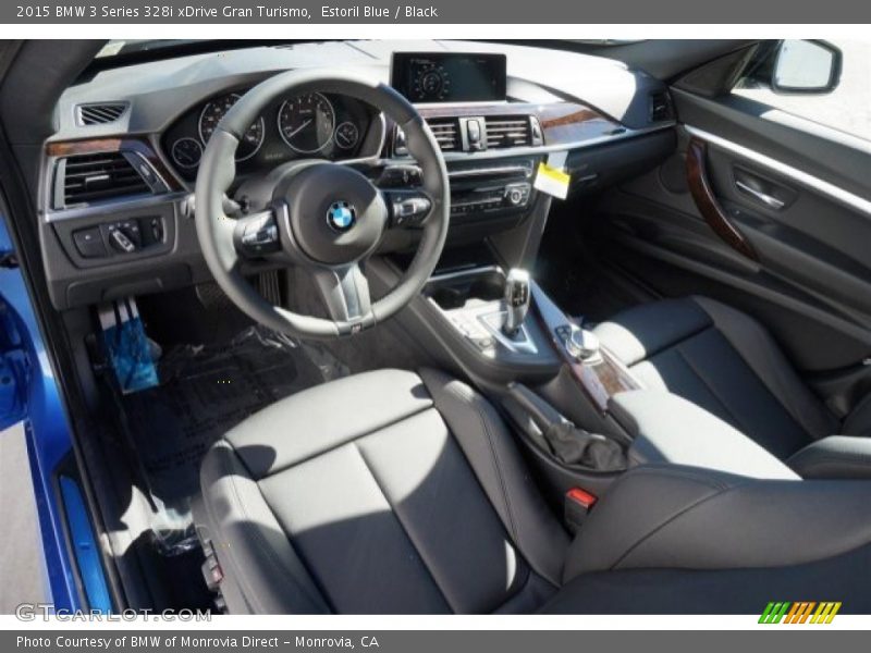 Black Interior - 2015 3 Series 328i xDrive Gran Turismo 