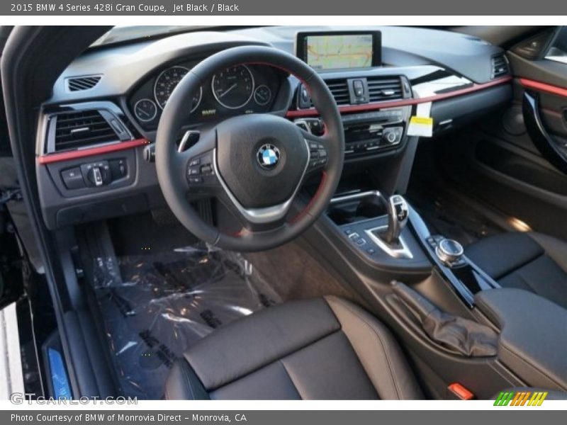 Black Interior - 2015 4 Series 428i Gran Coupe 