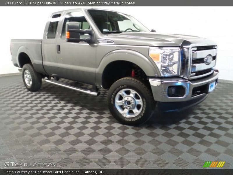 Sterling Gray Metallic / Steel 2014 Ford F250 Super Duty XLT SuperCab 4x4